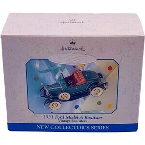 1998 Hallmark Keepsake 1931 FORD MODEL A Roadster Collector's Ornament in Box